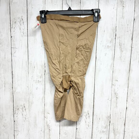 Love Your Assets Shapewear Women Size G Buff Tan Mid Thigh Shaper Shorts - Picture 4 of 4